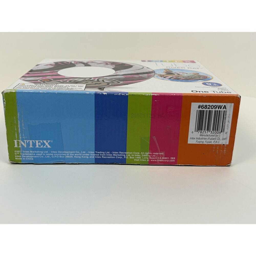 New In Box Intex Inflatable River Rat 48" Floating Tube Pink 68209WA 2015 - Picture 3 of 3
